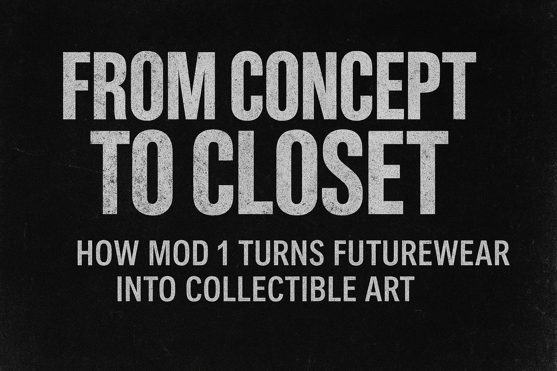 From Concept to Closet: How MOD 1 Turns Futurewear Into Collectible Art