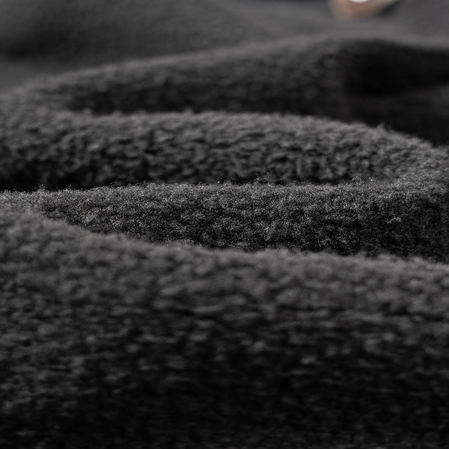 Close-up of black textured fabric