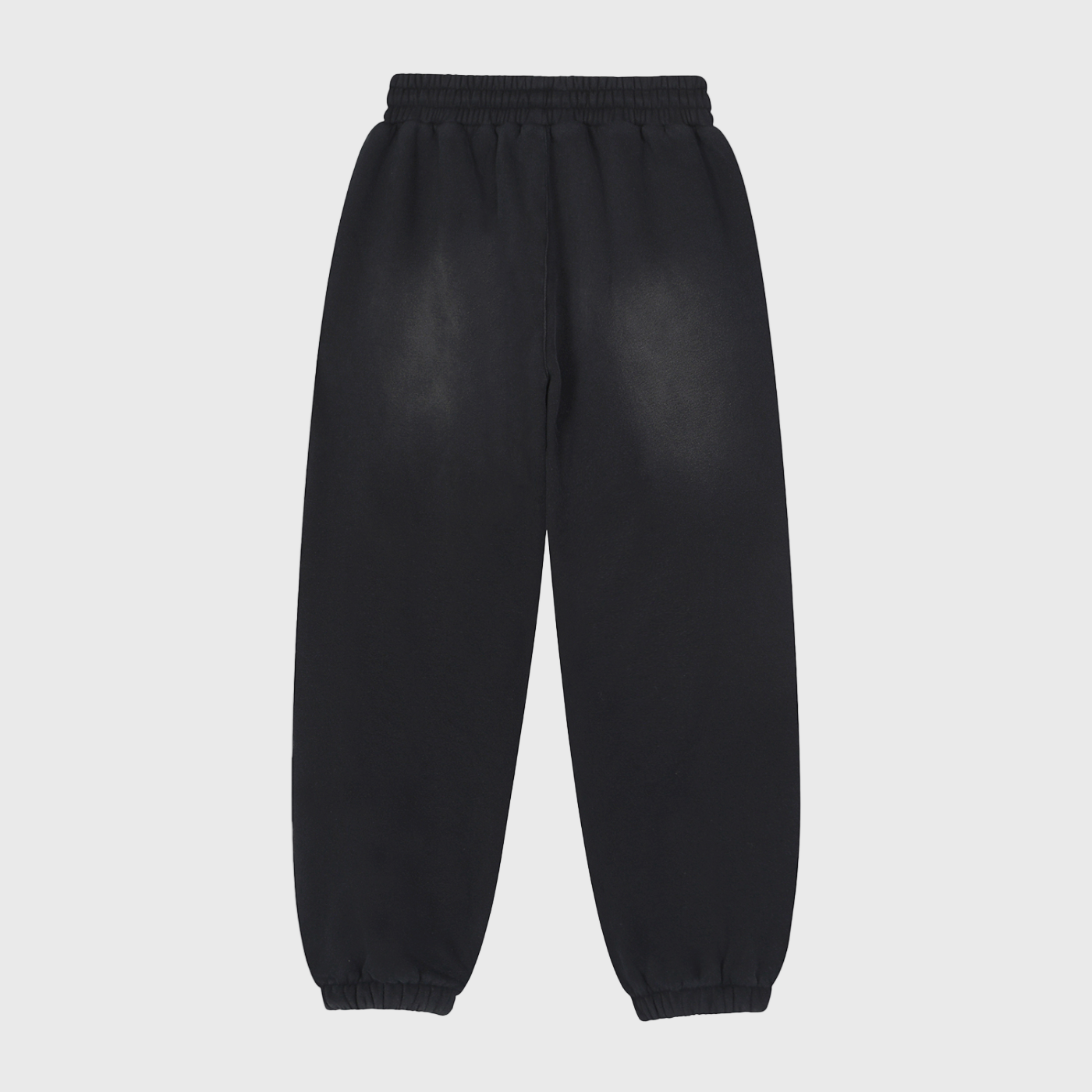 Black MOD 1 sweatpants on a light gray background