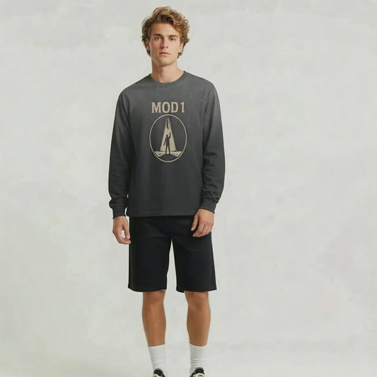 Prototype - Awakening | MOD 1 Gradient Washed Long Sleeve T-Shirt